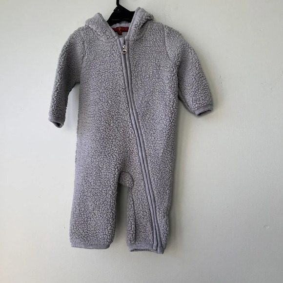 Baby Bear Sherpa Hooded‎ One-Piece 6-9M 7 for all mankind - Picture 1 of 3